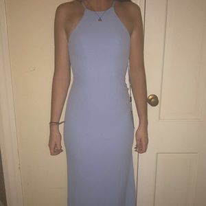 Faviana prom periwinkle long dress